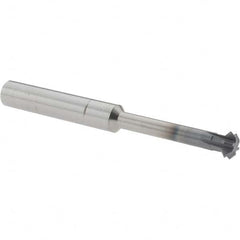 Accupro - 5/16° 5/16" Cut Diam, 1/8" Cut Width, 5/16" Shank, Solid Carbide Double-Angle Cutter - Exact Tool & Supply