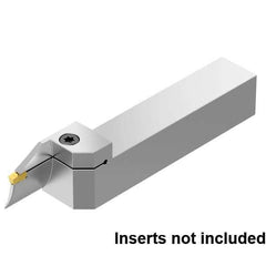 Kennametal - External Thread, 26mm Max Cut of Depth, 6mm Min Groove Width, 6" OAL, Left Hand Indexable Grooving Cutoff Toolholder - 1" Shank Height x 1" Shank Width, EG0600M06P04 Insert Style, EVSB Toolholder Style, Series Beyond Evolution - Exact Tool & Supply