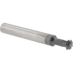 Accupro - 5/16° 5/16" Cut Diam, 1/8" Cut Width, 5/16" Shank, Solid Carbide Double-Angle Cutter - Exact Tool & Supply