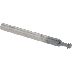 Accupro - 1/8° 1/8" Cut Diam, 0.062" Cut Width, 1/8" Shank, Solid Carbide Double-Angle Cutter - Exact Tool & Supply