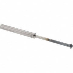 Accupro - 1/8° 1/8" Cut Diam, 0.062" Cut Width, 1/8" Shank, Solid Carbide Double-Angle Cutter - Exact Tool & Supply