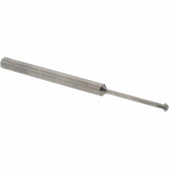 Accupro - 3/32° 3/32" Cut Diam, 0.047" Cut Width, 1/8" Shank, Solid Carbide Double-Angle Cutter - Exact Tool & Supply