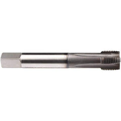 Emuge - 1/2-13 UNC 4 Flute BT Plug Spiral Flute Tap - High Speed Steel, GLT-1 Finish, 4.331" OAL, Right Hand Flute, Right Hand Thread, Series Rekord B-Z - Exact Tool & Supply