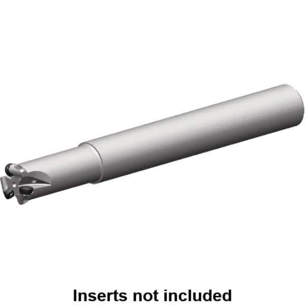 Kennametal - 20mm Cutting Diam, 32mm Shank Diam, 1.26" Max Depth of Cut, Straight Shank Indexable Copy End Mill - 3 Inserts, RP.. 1204M0.. Insert, 7713 Toolholder, Steel, Through Coolant - Exact Tool & Supply
