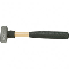 American Hammer - 1-1/2 Lb Head 1-3/4" Face Aluminum Non-Marring Hammer - Exact Tool & Supply