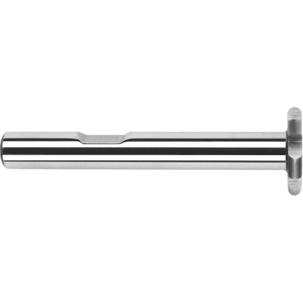 Harvey Tool - 3/4" Cut Diam, 2.4mm Cut Width, 1/2" Shank, Straight-Tooth Woodruff Keyseat Cutter - Exact Tool & Supply