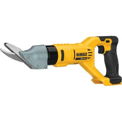 DeWALT - 2,500 SPM, 20 Volt, Pistol Grip Handle, Handheld Cordless Shear - 5/8" Cutting Capacity - Exact Tool & Supply