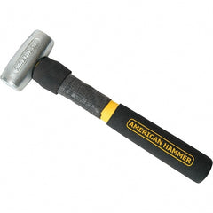 American Hammer - 2 Lb Head 1-1/2" Face Lead Non-Marring Hammer - Exact Tool & Supply