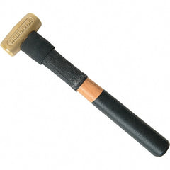 American Hammer - 2 Lb Brass Nonsparking Hammer - Exact Tool & Supply