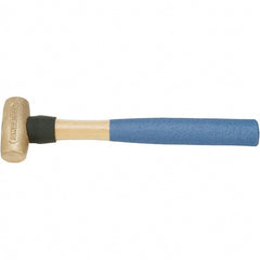 American Hammer - 1-1/2 Lb Bronze Nonsparking Soft Face Hammer - Exact Tool & Supply