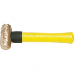 American Hammer - 1-1/2 Lb Bronze Nonsparking Soft Face Hammer - Exact Tool & Supply