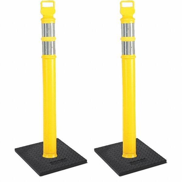 PRO-SAFE - Traffic Barrels, Delineators & Posts Type: Delineator Post Material: Polyethylene - Exact Tool & Supply