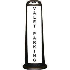 PRO-SAFE - Traffic Barrels, Delineators & Posts Type: Vertical Panel Material: Polyethylene - Exact Tool & Supply