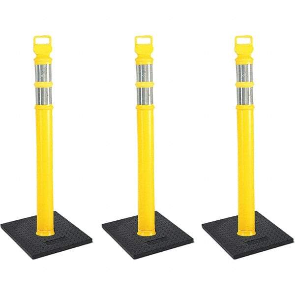 PRO-SAFE - Traffic Barrels, Delineators & Posts Type: Delineator Post Material: Polyethylene - Exact Tool & Supply