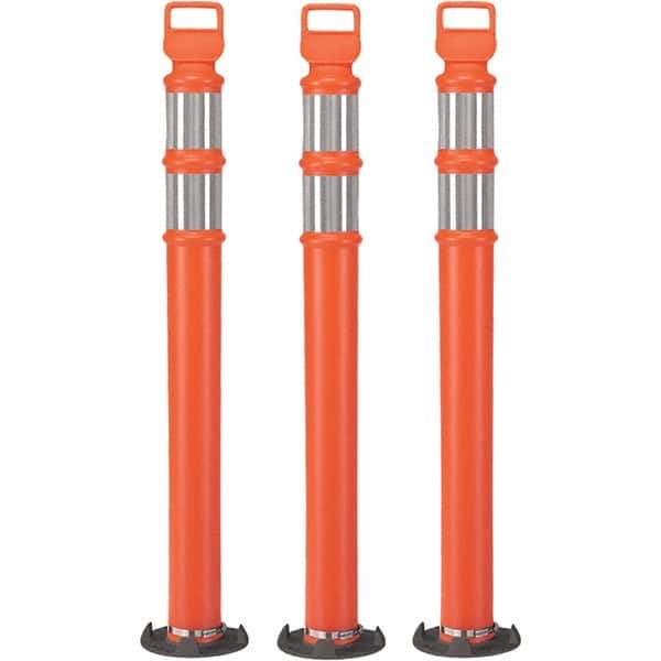 PRO-SAFE - Traffic Barrels, Delineators & Posts Type: Delineator Post Material: Polyethylene - Exact Tool & Supply