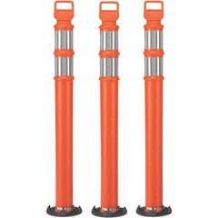 PRO-SAFE - Traffic Barrels, Delineators & Posts Type: Delineator Post Material: Polyethylene - Exact Tool & Supply