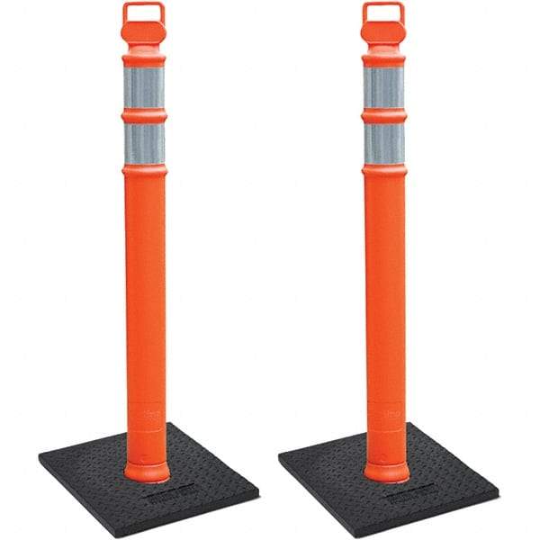 PRO-SAFE - Traffic Barrels, Delineators & Posts Type: Delineator Post Material: Polyethylene - Exact Tool & Supply