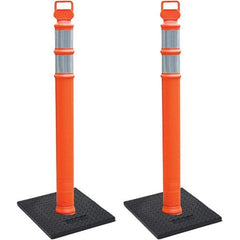 PRO-SAFE - Traffic Barrels, Delineators & Posts Type: Delineator Post Material: Polyethylene - Exact Tool & Supply