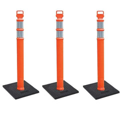 PRO-SAFE - Traffic Barrels, Delineators & Posts Type: Delineator Post Material: Polyethylene - Exact Tool & Supply