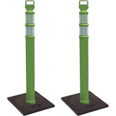 PRO-SAFE - Traffic Barrels, Delineators & Posts Type: Delineator Post Material: Polyethylene - Exact Tool & Supply