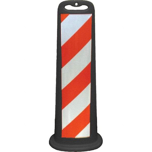 PRO-SAFE - Traffic Barrels, Delineators & Posts Type: Vertical Panel Material: Polyethylene - Exact Tool & Supply