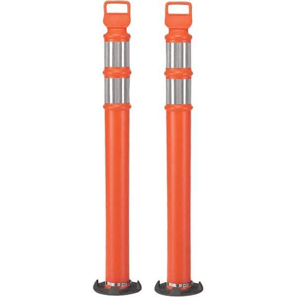 PRO-SAFE - Traffic Barrels, Delineators & Posts Type: Delineator Post Material: Polyethylene - Exact Tool & Supply