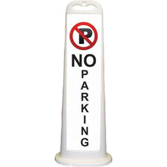 PRO-SAFE - Traffic Barrels, Delineators & Posts Type: Vertical Panel Material: Polyethylene - Exact Tool & Supply
