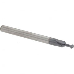 Accupro - 3/32° 3/32" Cut Diam, 0.047" Cut Width, 1/8" Shank, Solid Carbide Double-Angle Cutter - Exact Tool & Supply