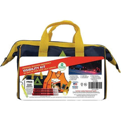 PRO-SAFE - Highway Safety Kits Type: Emergency Roadside Kit Number of Pieces: 14 - Exact Tool & Supply