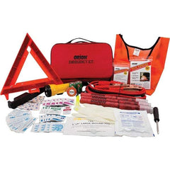 PRO-SAFE - Highway Safety Kits Type: Emergency Roadside Kit Number of Pieces: 79 - Exact Tool & Supply