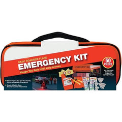 PRO-SAFE - Highway Safety Kits Type: Emergency Roadside Kit Number of Pieces: 50 - Exact Tool & Supply