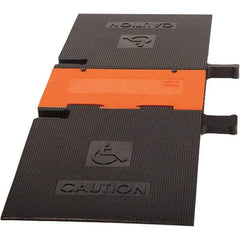 PRO-SAFE - 52-1/2" Long x 19" Wide x 1-3/4" High, Polyurethane Ramp Cable Guard - 20,000 Lb Load Limit - Exact Tool & Supply