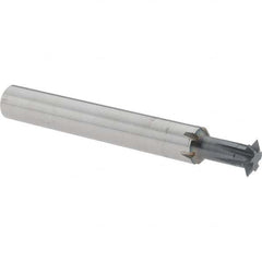Accupro - 5/16° 5/16" Cut Diam, 0.072" Cut Width, 5/16" Shank, Solid Carbide Double-Angle Cutter - Exact Tool & Supply