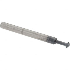 Accupro - ° 3mm Cut Diam, 0.059" Cut Width, 1/8" Shank, Solid Carbide Double-Angle Cutter - Exact Tool & Supply
