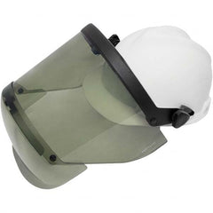 National Safety Apparel - Face Shield & Headgear Sets; Headgear Style: Hard Hat ; Lens Shade: None ; Window Color: Clear ; Window Coating: Anti-Fog ; Window Height (Inch): 10; 10 ; Window Width (Inch): 20; 20 - Exact Tool & Supply