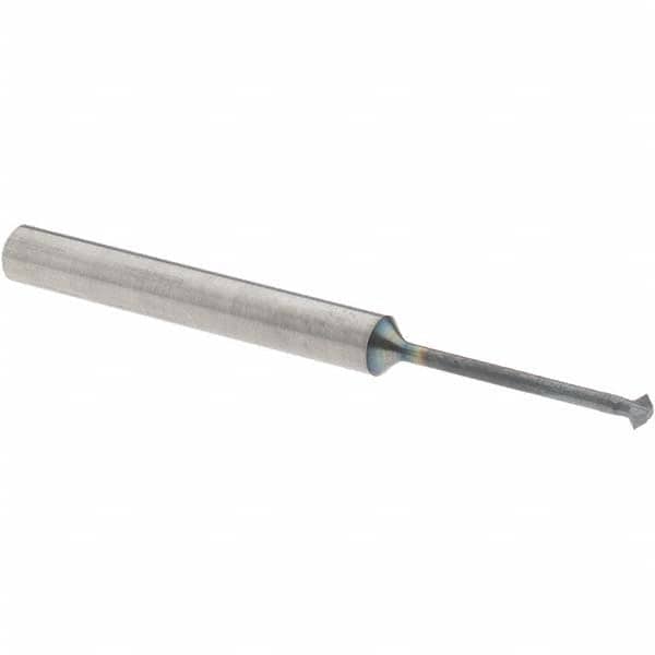 Accupro - 5/64° 5/64" Cut Diam, 0.039" Cut Width, 1/8" Shank, Solid Carbide Double-Angle Cutter - Exact Tool & Supply