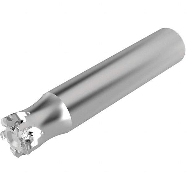 Seco - 25.2mm Cut Diam, 1.9mm Max Depth, 38.1mm Shank Diam, Cylindrical Shank Indexable High-Feed End Mill - Screw Holding Method, LPKT09 Insert, R217.21 Toolholder, Through Coolant - Exact Tool & Supply