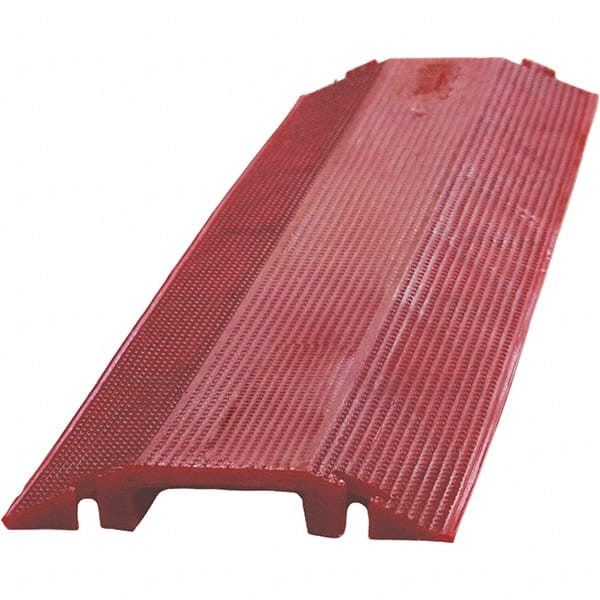 PRO-SAFE - 36" Long x 10-1/2" Wide x 1-1/2" High, Polyurethane Ramp Cable Guard - Exact Tool & Supply