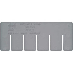Quantum Storage - Bin Accessories Type: Bin Divider For Use With: DG91025 - Exact Tool & Supply