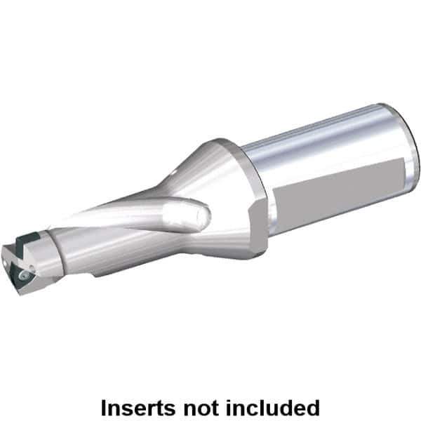 Kennametal - 92mm Max Drill Depth, 2xD, 46mm Diam, Indexable Insert Drill - 2 Inserts, 40mm Shank Diam, Whistle Notch Shank - Exact Tool & Supply