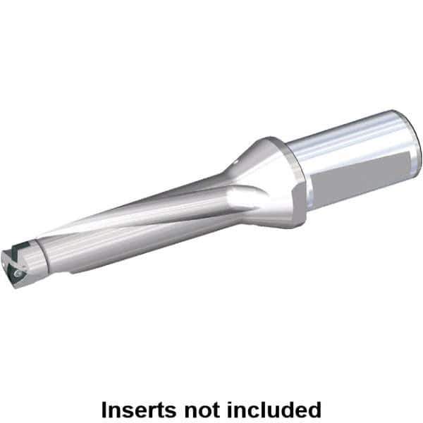 Kennametal - 116mm Max Drill Depth, 4xD, 30mm Diam, Indexable Insert Drill - 2 Inserts, 32mm Shank Diam, Whistle Notch Shank - Exact Tool & Supply