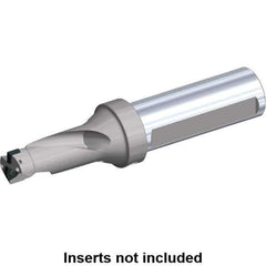 Kennametal - 2.626" Max Drill Depth, 2xD, 1.353" Diam, Indexable Insert Drill - 2 Inserts, 1-1/2" Shank Diam, Flange Shank - Exact Tool & Supply