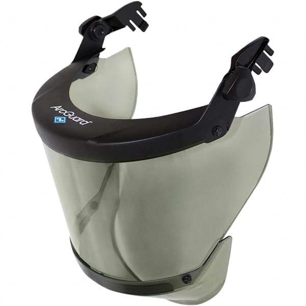 National Safety Apparel - Face Shield & Headgear Sets; Headgear Style: Headgear ; Lens Shade: None ; Window Color: Clear ; Window Coating: Anti-Fog ; Window Height (Inch): 10 ; Window Width (Inch): 20 - Exact Tool & Supply