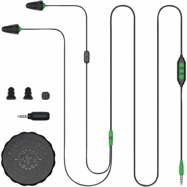 Plugfones - Hearing Protection/Communication Type: Earplugs w/Audio Noise Reduction Rating (dB): 26.00 - Exact Tool & Supply