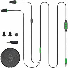 Plugfones - Hearing Protection/Communication Type: Earplugs w/Audio Noise Reduction Rating (dB): 26.00 - Exact Tool & Supply