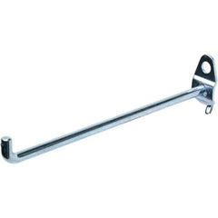 NMC - 6" Long Pegboard Hook - 6" Projection, 90° Bend, Steel - Exact Tool & Supply