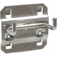 NMC - 2" Long Double Rod 90° End Bend Pegboard Hook - 2" Projection, 90° Bend, Stainless Steel - Exact Tool & Supply