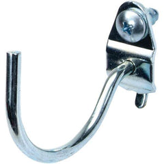 NMC - 2" ID, 2-1/4" Long Pegboard Curved Hook Pegboard Hook - 2-1/4" Projection, Steel - Exact Tool & Supply