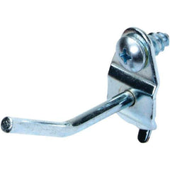 NMC - 1" Long Pegboard Hook - 1" Projection, 30° Bend, Steel - Exact Tool & Supply