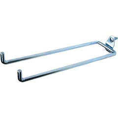 NMC - 8-1/4" Long Pegboard Hook - 8-1/4" Projection, 80° Bend, Steel - Exact Tool & Supply